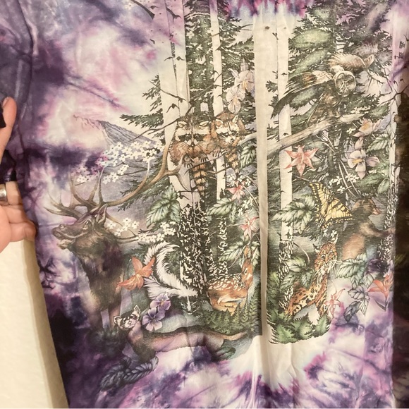 Chapman Graphics vintage tie dye forest animal tee - Picture 10 of 13